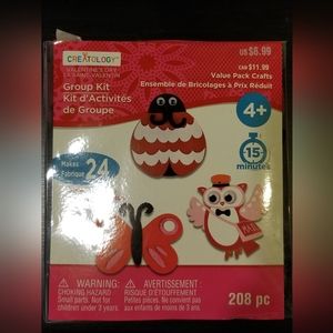 Kid craft ladybug, owl, butterfly Valentine's Day